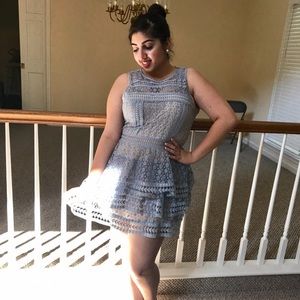 Express Baby Blue Dress. Size 14.